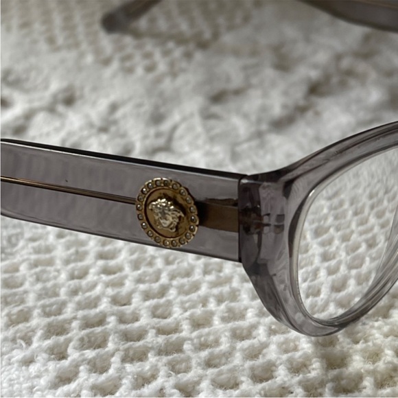 ? SALE ? Authentic & a Rare Find VERSACE Gray Glasses *need to replace lens* main image 12
